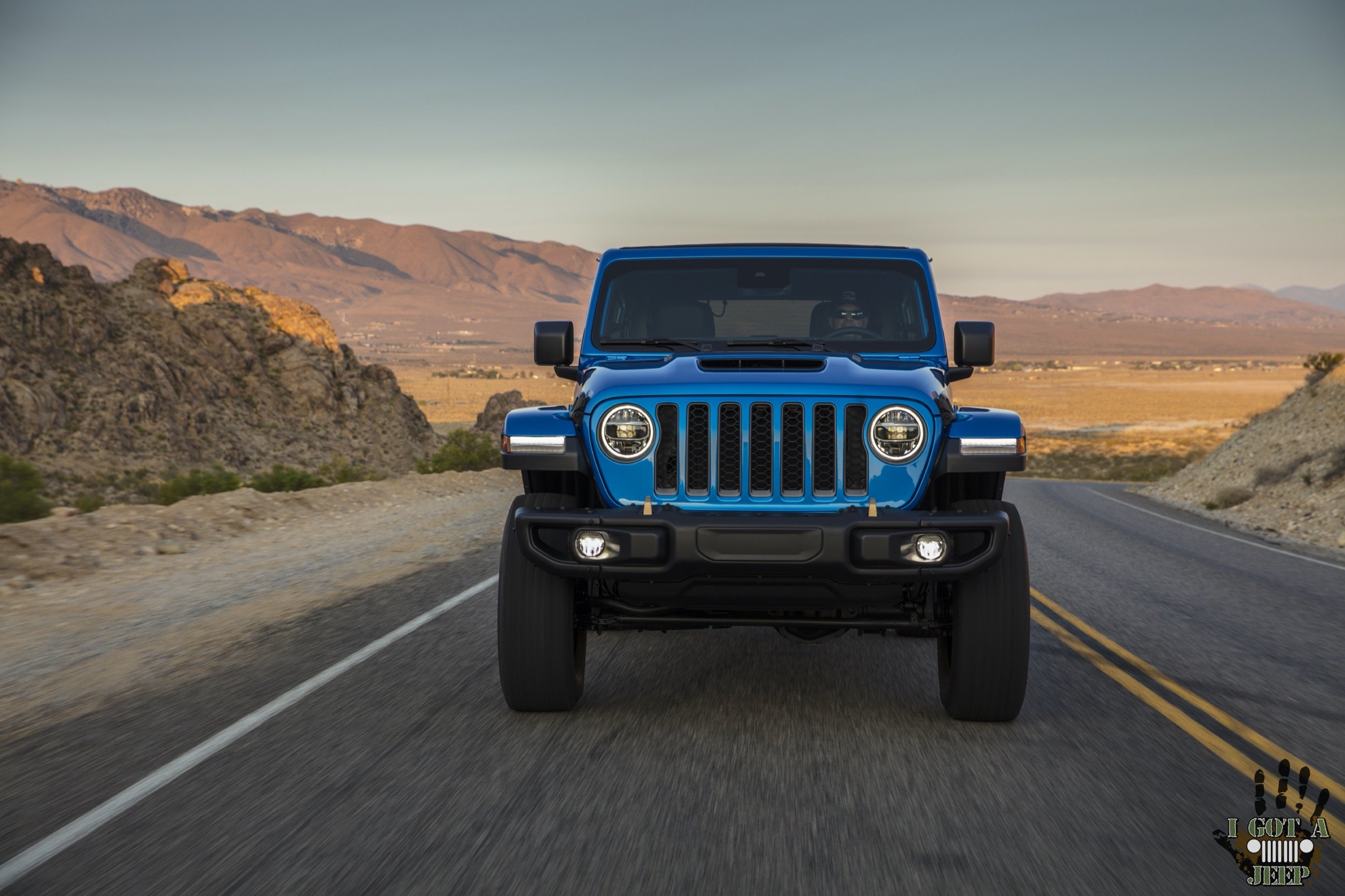 Front view of the new 2021 392 Wrangler